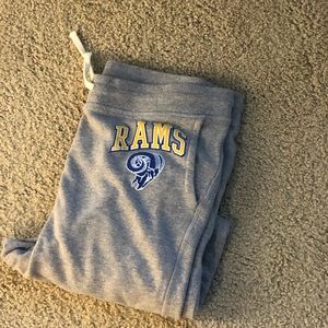 NFL Los Angeles Rams sweatpants size medium